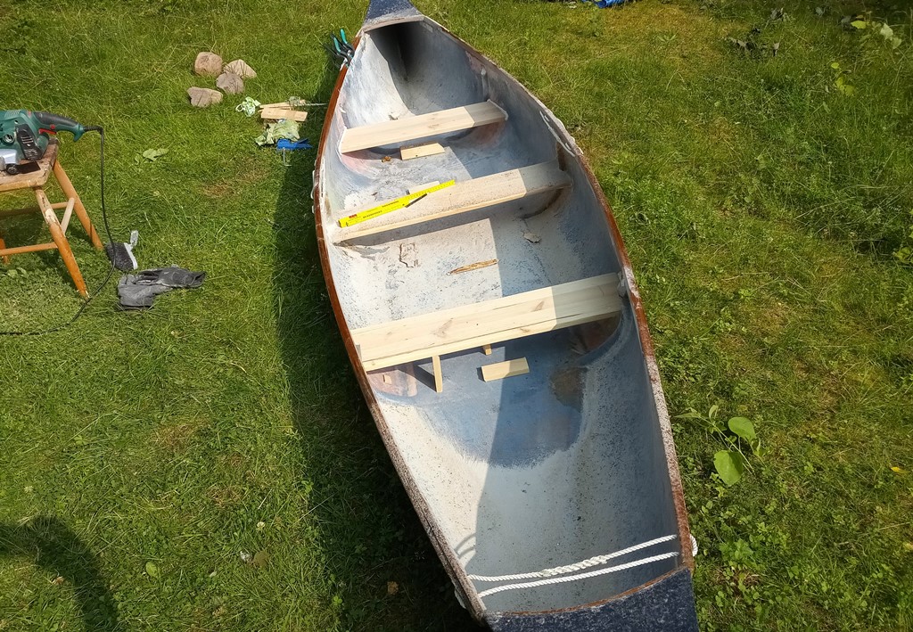 Neu eingesetzte Bänke