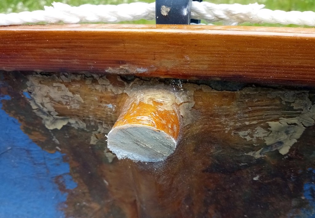 Das Tragejoch ist abgesägt