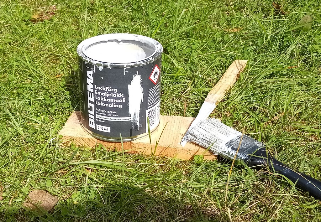 Die Biltema-Lackfarbe